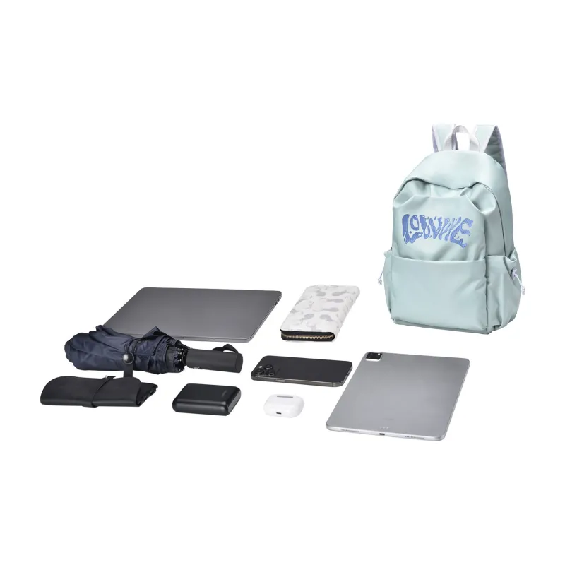DRACONITE Polyester Backpack Regular Unisex Gray Blue-10