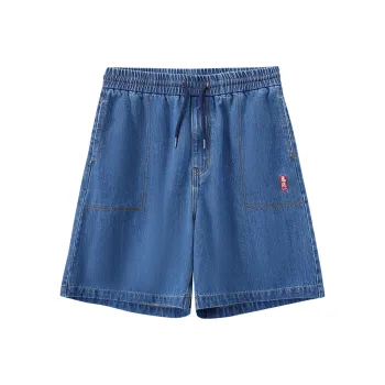 ONIARAI Denim Shorts Men Denim Blue