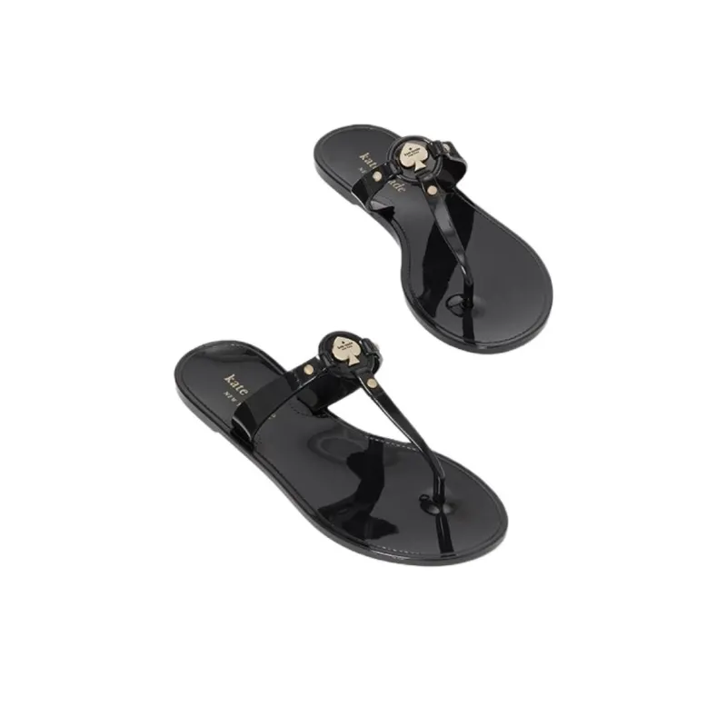 Kate Spade Flip Flops Women's Black-2