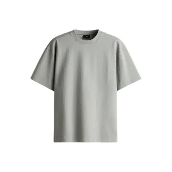 H&M T Shirts Men Khaki Green