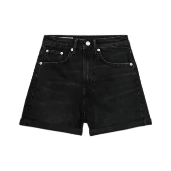 ZARA Trf Denim Shorts Women's Black