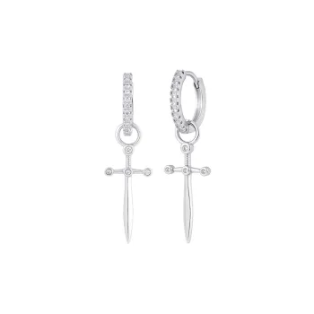 MISS XIA JWY Silver Plated Copper Earrings Unisex