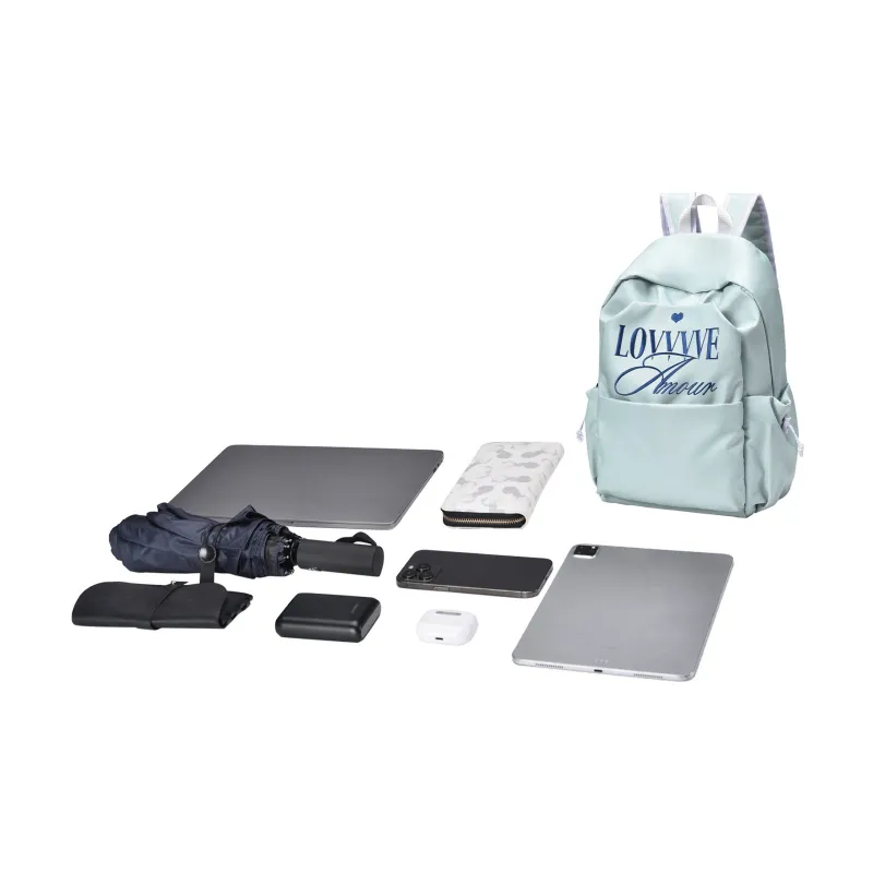 DRACONITE Polyester Backpack Regular Unisex Gray Blue-7