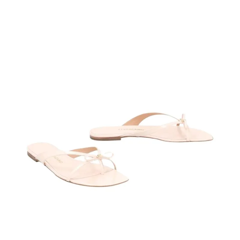 FERRAGAMO Flip Flops Women's Beige-1
