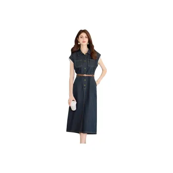 TOUCH Sleeveless Dresses Women's Dark Blue