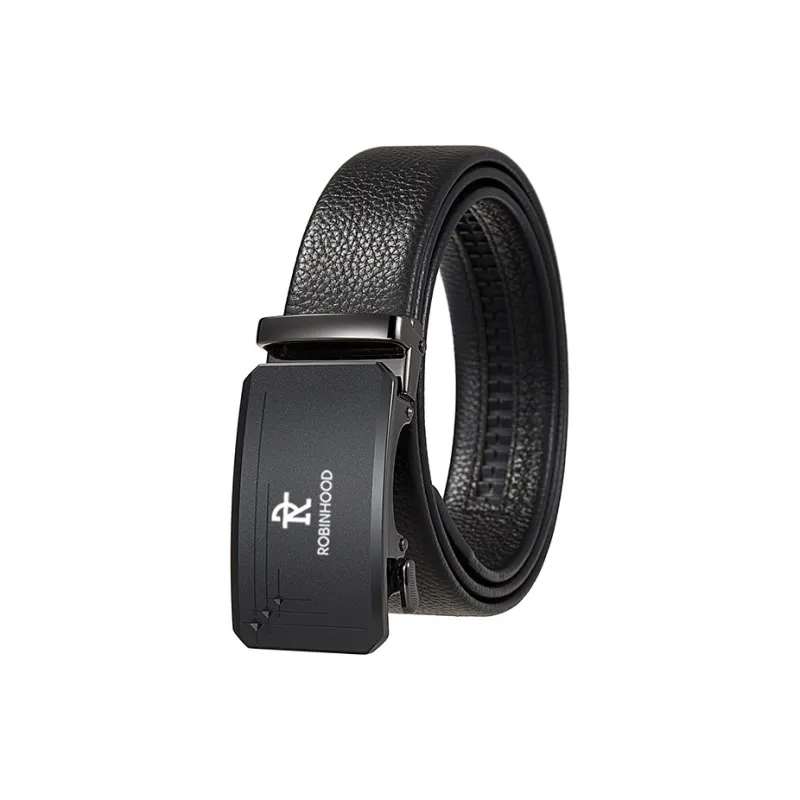ROBINHOOD Cow Leather Belts Men's Width 3.5CM-0