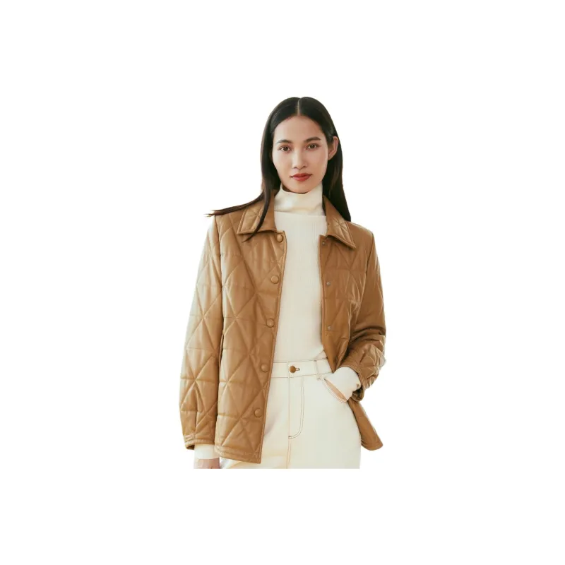 INSUN Puffer Jackets Women's Camel-1