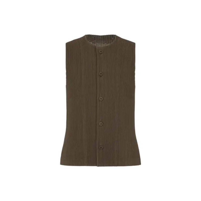Homme Plissé Issey Miyake Shirt Men's Brown-0