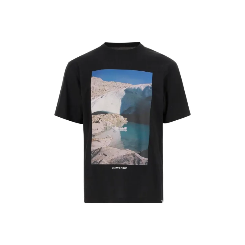 And Wander Graphic Stamp T shirt-0