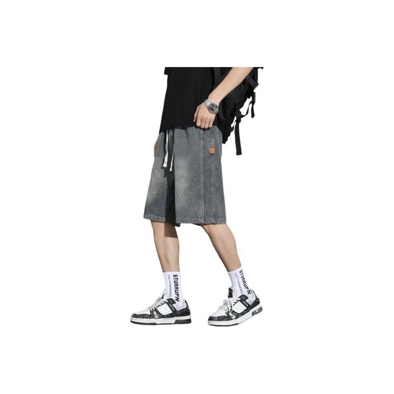 Fakeyoung Denim Shorts Unisex-5