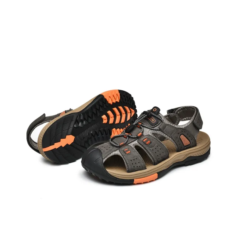 AIPSEN River Trekking Shoes Men's Gray-2
