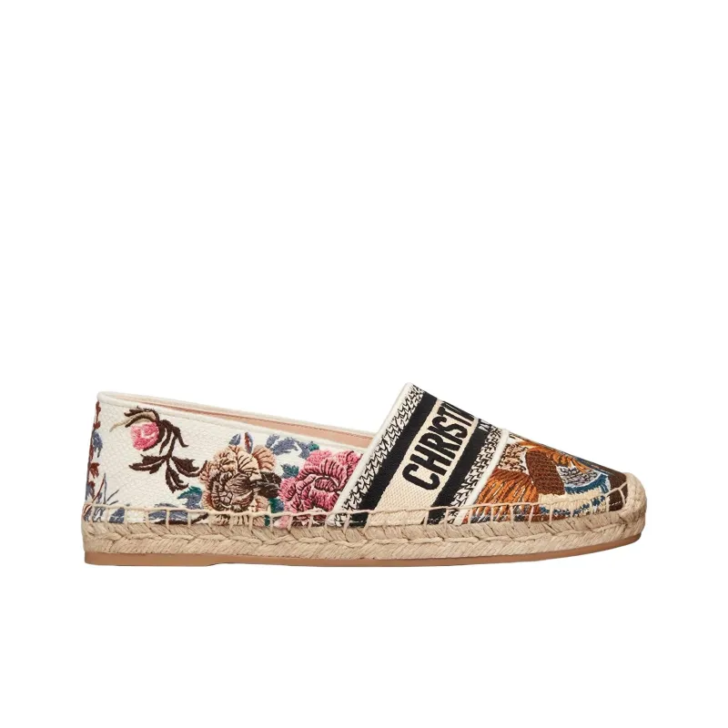 DIOR Granville Flat Shoes Women's Beige-1