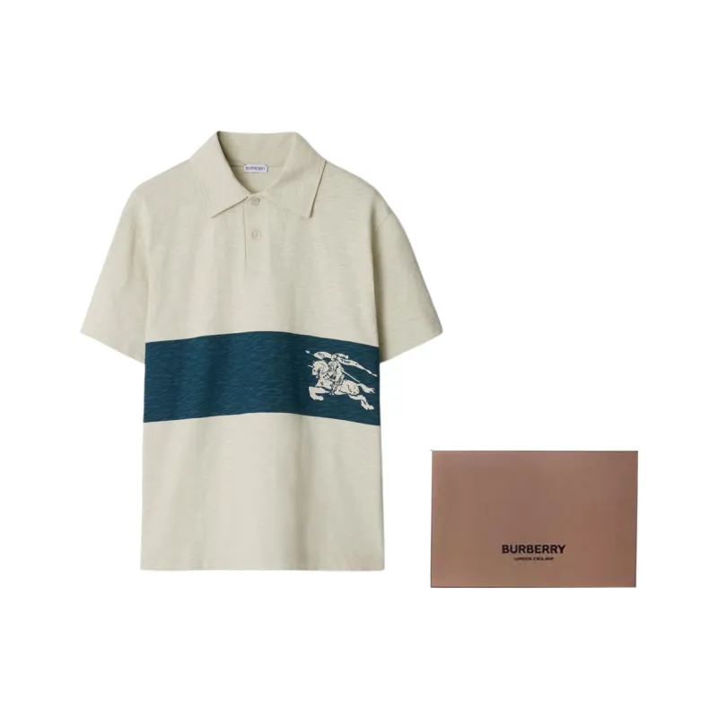 Burberry Ekd Striped Polo Shirt-7