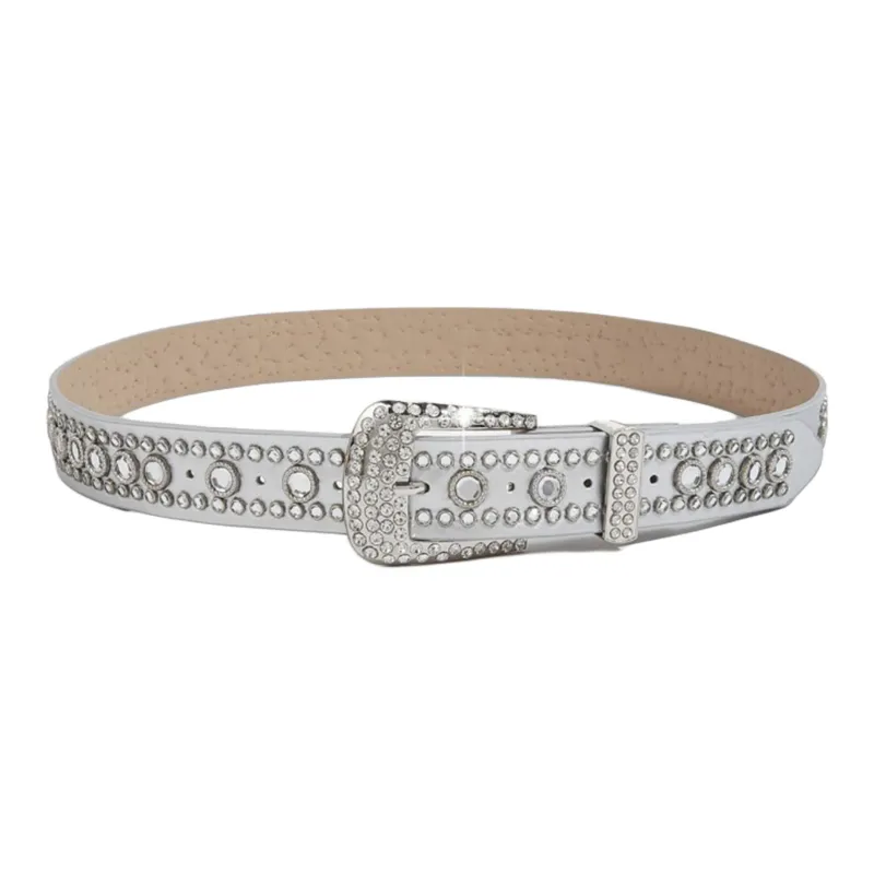JEANSWEST PU Leather Belts Women's 3.5CM-3