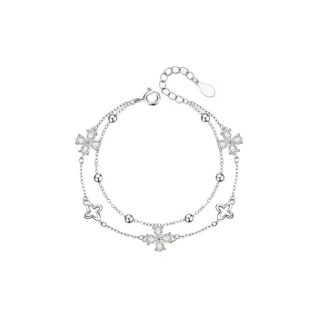 DAWO 925 Sterling Silver Bracelets Women's