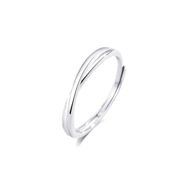KUMET Sterling Silver Rings Unisex-5