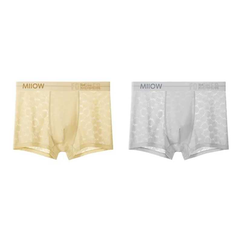 MIIOW Trendy Party Collection Cooling Summer Collection Underpants Men's Combo Set-12