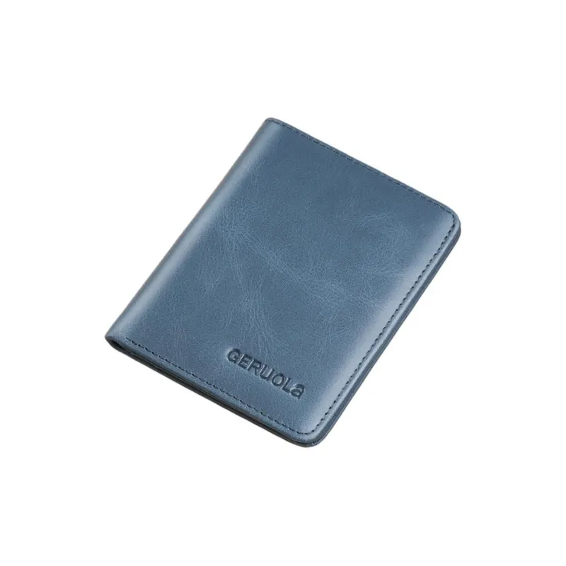 Gorora Top Grain Cow Leather Wallet Men's Multicolor-3