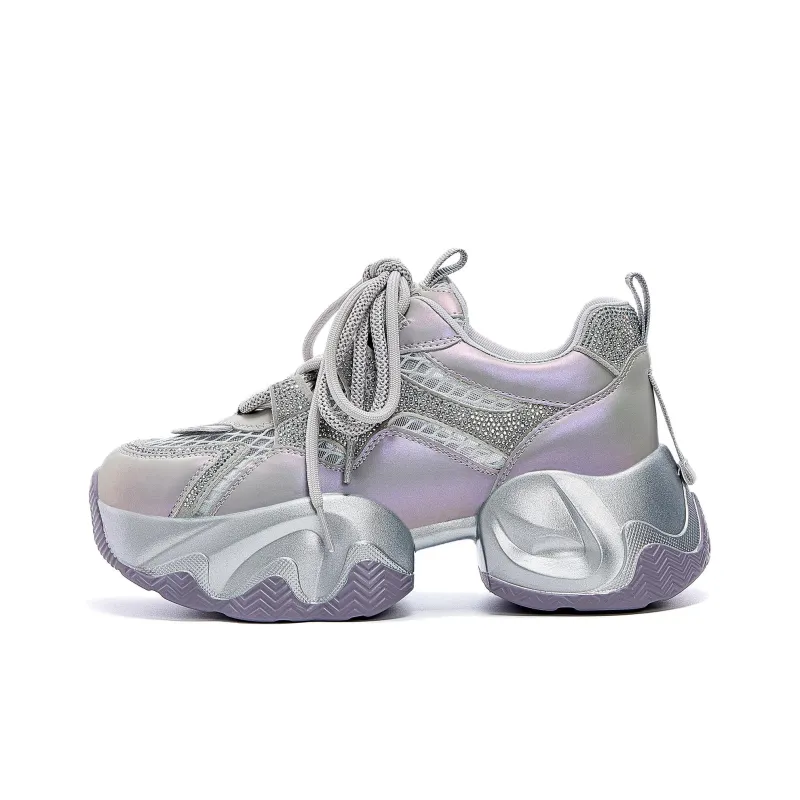 DAPHNE Low Top Chunky Sneakers Women's-3