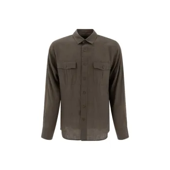 VINCE Shirt Men's Charcoal Green
