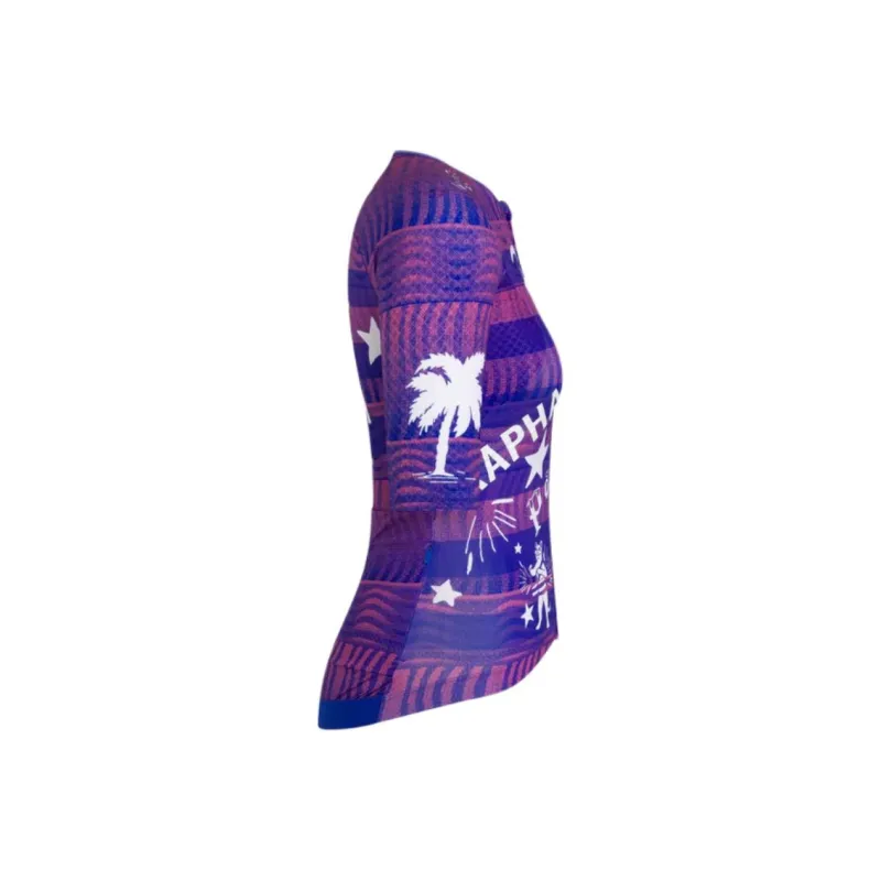 Rapha X Patta RAPHA Collaboration Cycling Clothing Women's Flamingo Pink/Royal Blue-2