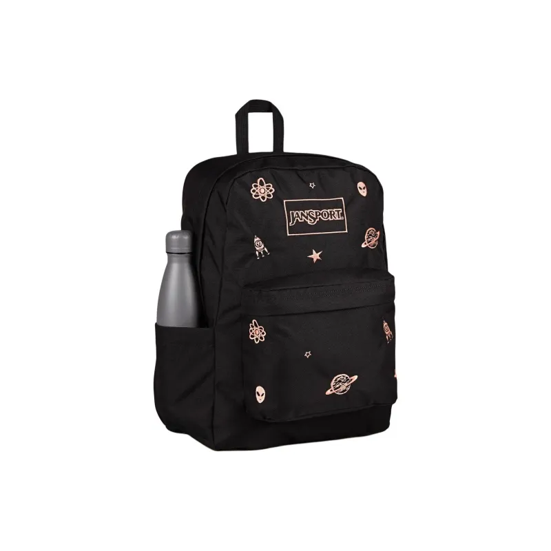 JanSport Polyester Backpack Unisex Black-2
