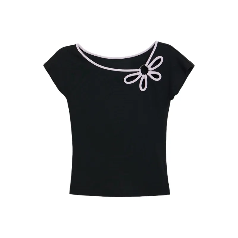 YGPRW Set in Sleeve T Shirt Women's-0