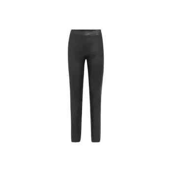 THEORY Leather Pants Women's Black