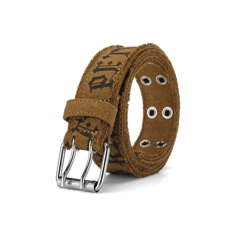 PISHUSHU Canvas Belt Men's Width 4cm-6