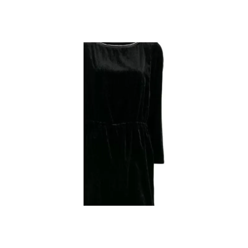 GIORGIO ARMANI Long-Sleeved Dresses Women's Black-3