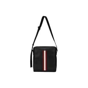 BALLY MYTHOS Leather Crossbody Bag Shoulder Bag Men's Black