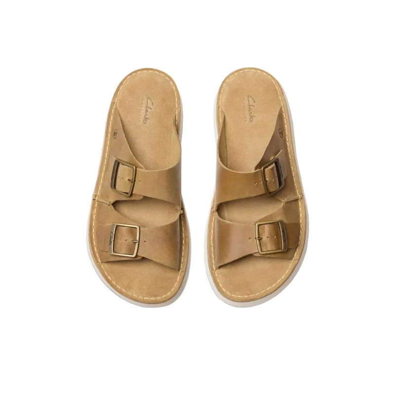 Clarks EVA Abrasion Resistant Slide Slippers Men's Brown-3