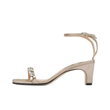 SERGIO ROSSI Sr1 One Strap Sandals 6cm Women's Nude