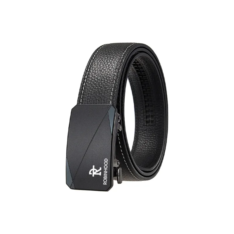 ROBINHOOD Top Grain Cow Leather Belts Men's Width 3.5CM-5