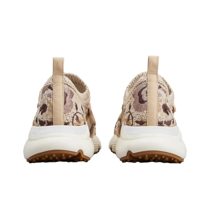 TOD'S KATE Low Top Casual Shoes Women's Beige Brown-3