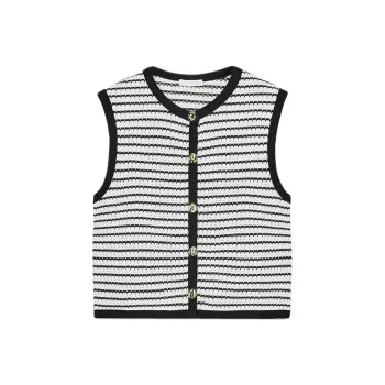 ZARA Tank Tops Women's Blue/White