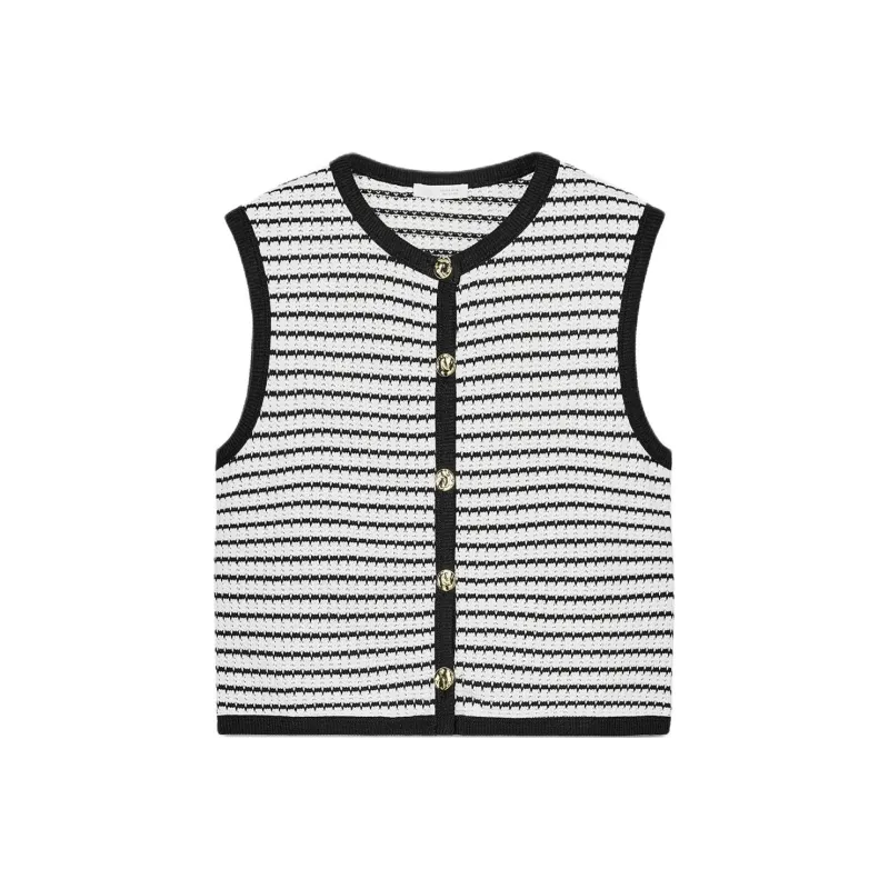 ZARA Tank Tops Women's Blue/White-0