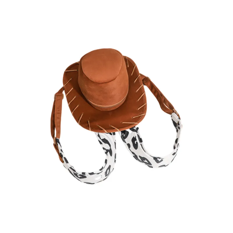 DCLOUD Nylon Backpack Regular Unisex Brown-3
