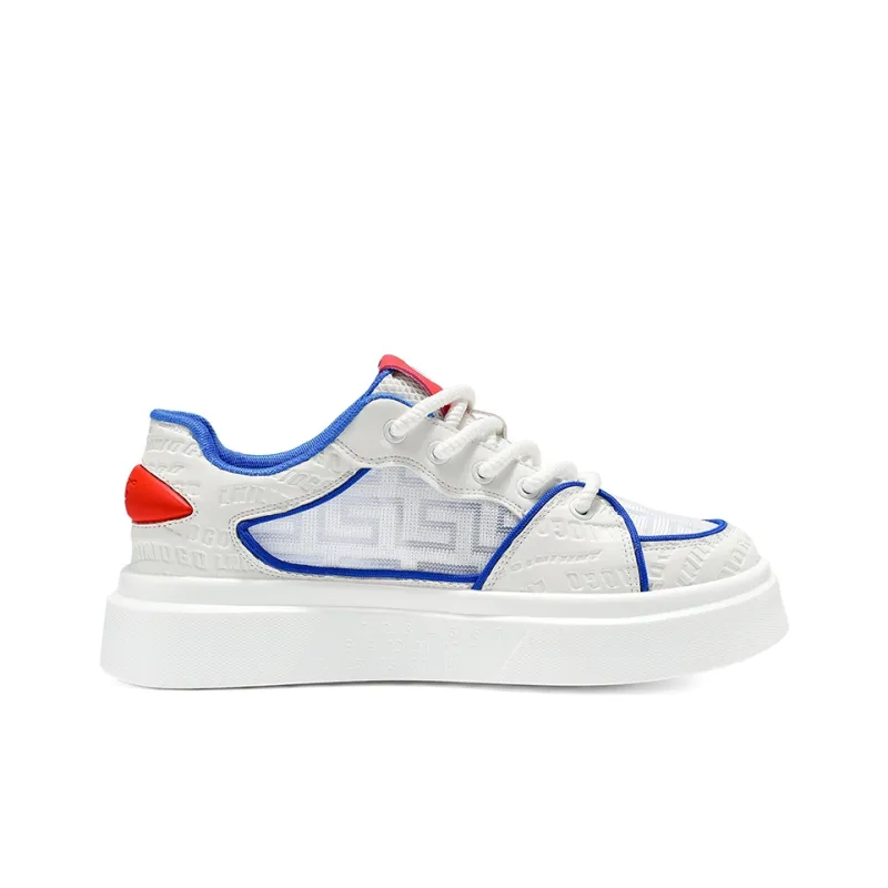 AMICNIEGD Slip Resistant Cushioning And Breathable Low Top Skateboard Shoes Men's-1