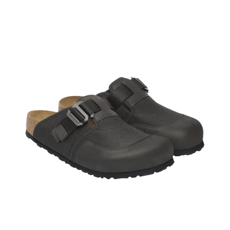 Birkenstock EVA Abrasion Resistant Closed Toe Slippers Men's Black Narrow-2