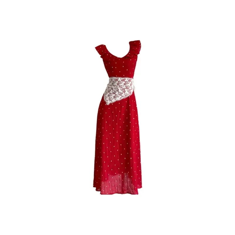 Mu Xiao Xin Sleeveless Dress Women's-0