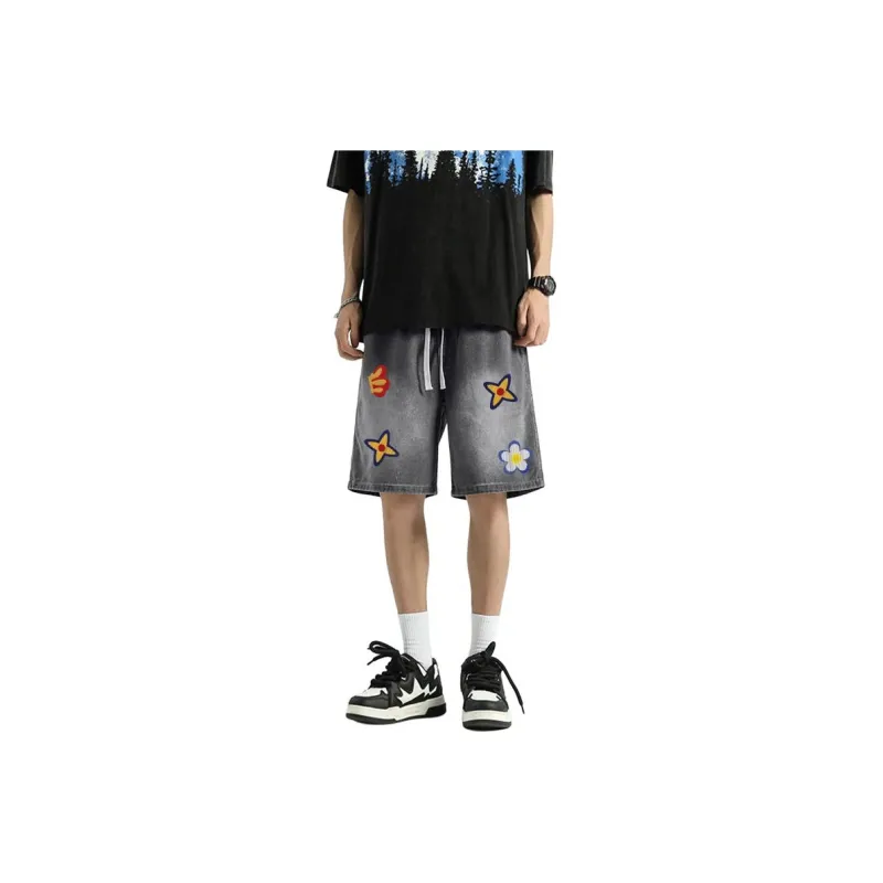 FONDLOOK Denim Shorts Men-9