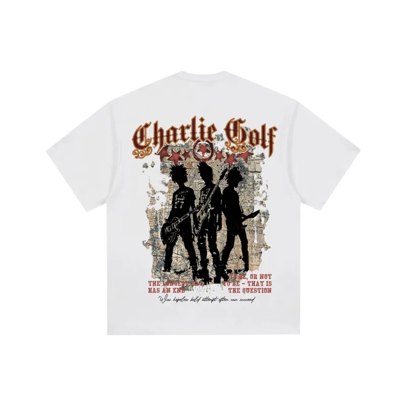 CHARLIE GOLF T Shirts Unisex-5