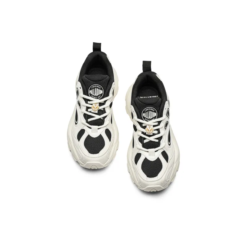 Palladium Low Top Chunky Sneakers Unisex Black White-6