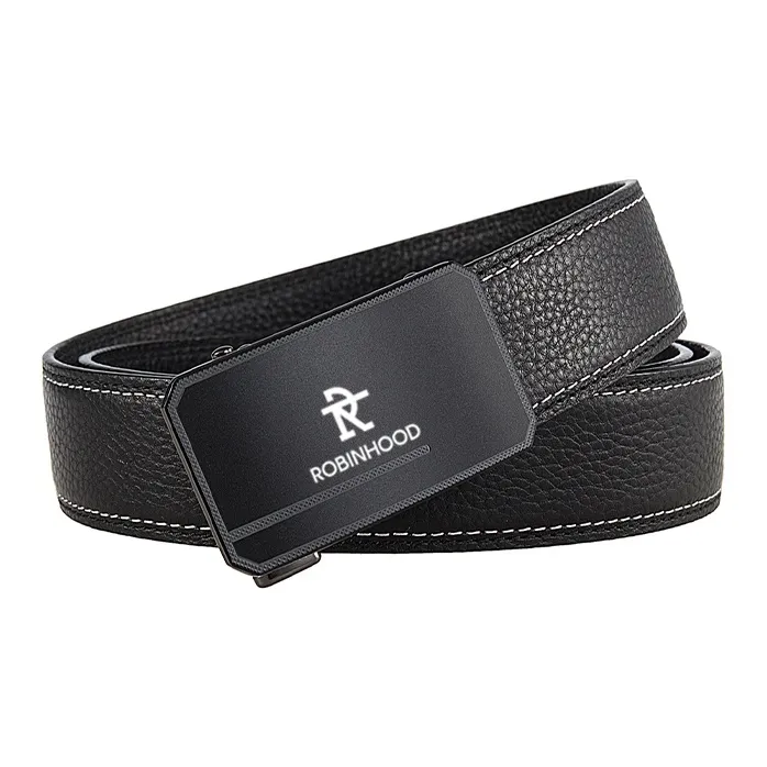 ROBINHOOD Cow Leather Belts Men's Width 3.5CM-2