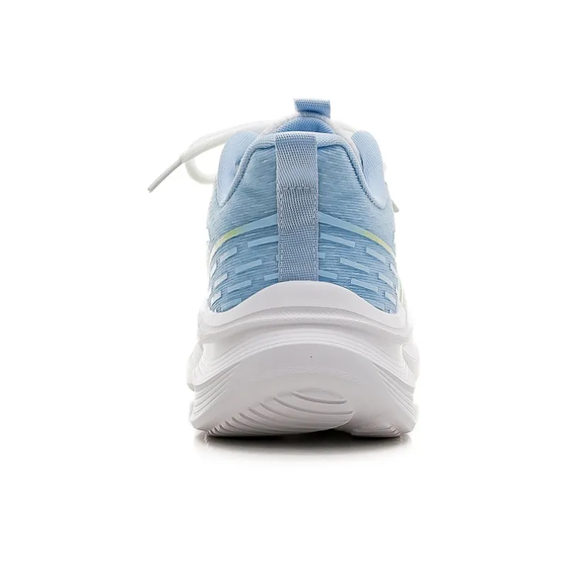 HUANQIU Cushioning, Breathable, Supportive Low Top Casual Running Shoes Women's White Blue-3
