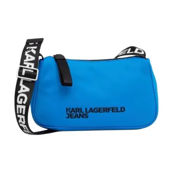 KARL LAGERFELD Polyamide Shoulder Bag, Crossbody Bag Women's Blue