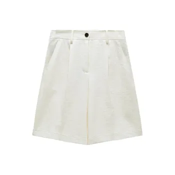 INSUN Casual Shorts Women's White