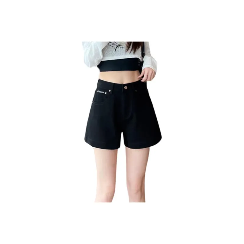 Mu Xiao Xin Denim Shorts Women's-1