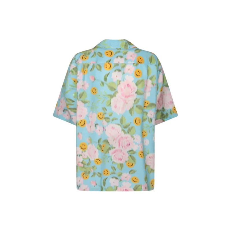 MOSCHINO X Smiley Silk Shirt-1